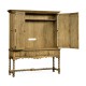 Elizabethan Style Natural Oak TV Cabinet