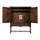 Elizabethan Style Dark Oak TV Cabinet