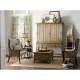 Elizabethan Style Dark Oak TV Cabinet