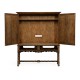 Elizabethan Style Brown Oak TV Cabinet