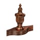 Mahogany Panelled Door TV Cabinet