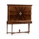 Mahogany Panelled Door TV Cabinet