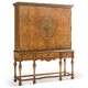 Burl Walnut & Seaweed TV Cabinet