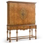 Burl Walnut & Seaweed TV Cabinet