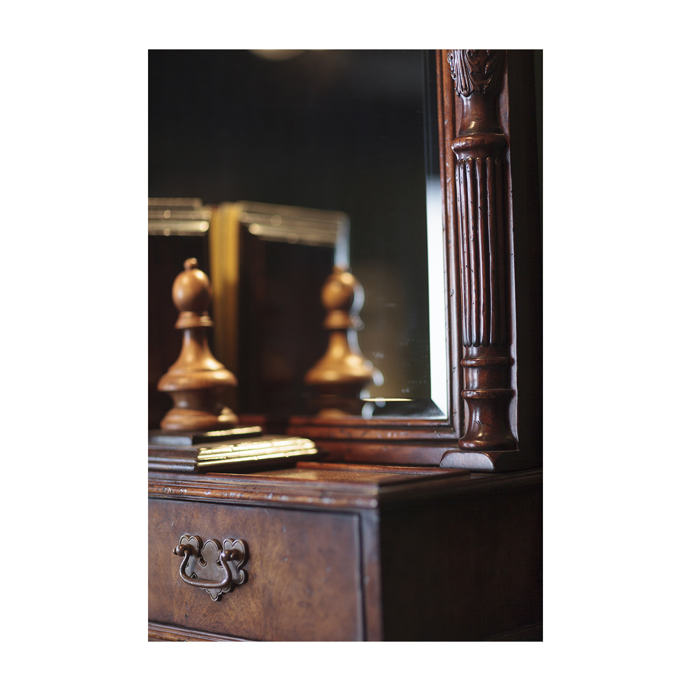 Regency style hall mirror