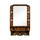 Victorian Style Crotch Mahogany Hall Mirror