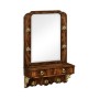 Victorian Style Crotch Mahogany Hall Mirror
