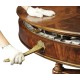 True Extending Crotch Walnut Dining Table 61