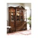 Triple Mahogany Display Cabinet with Drawers
