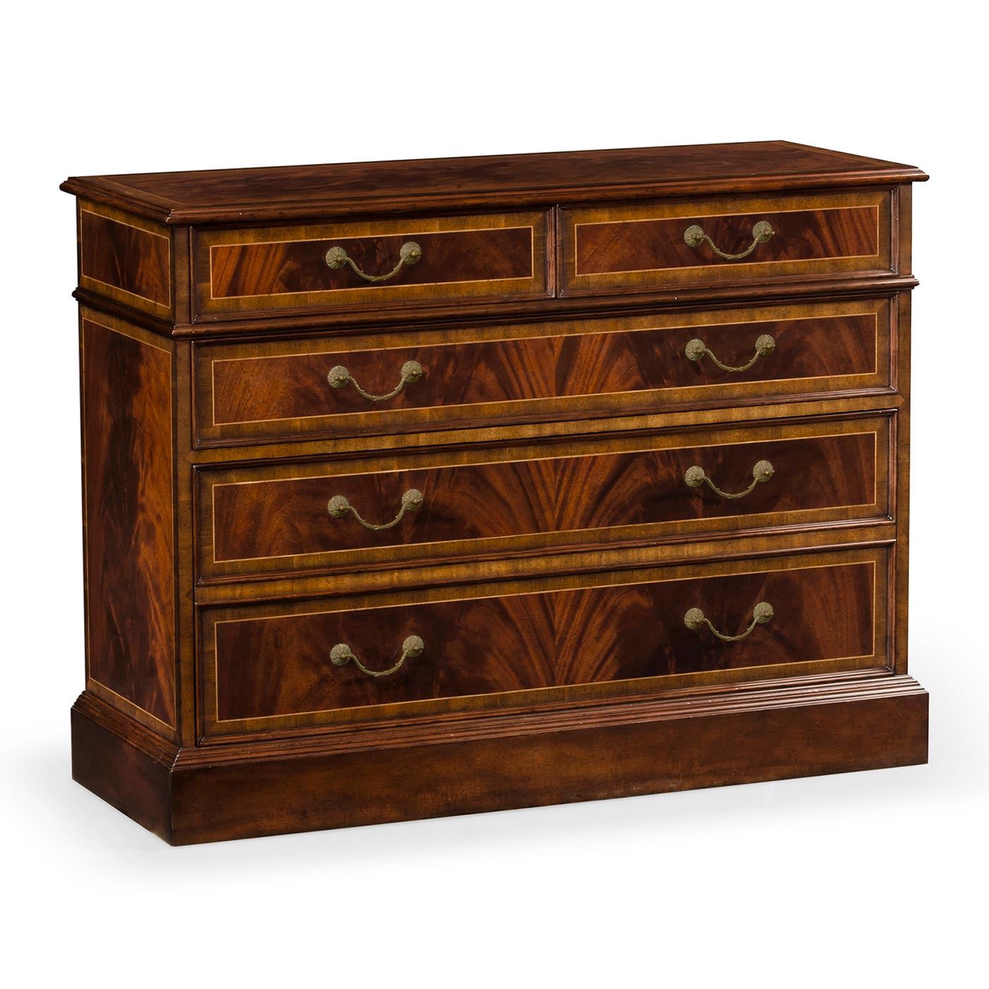 Mahogany Office Chest of Drawers with Hanging File Storage