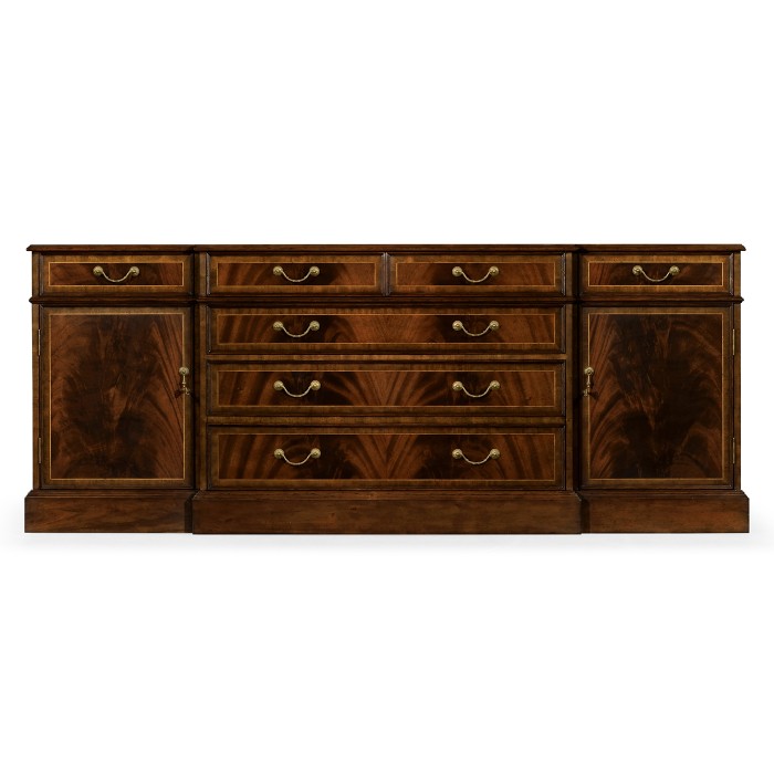 Mahogany Office Sideboard with Hanging File Storage