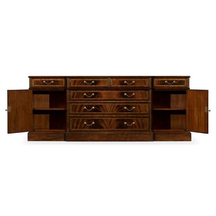 Mahogany Office Sideboard with Hanging File Storage