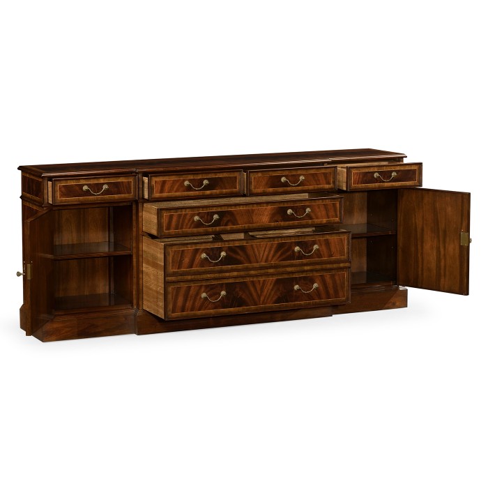 Mahogany Office Sideboard with Hanging File Storage
