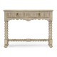 Linenfold Grey Oak Console