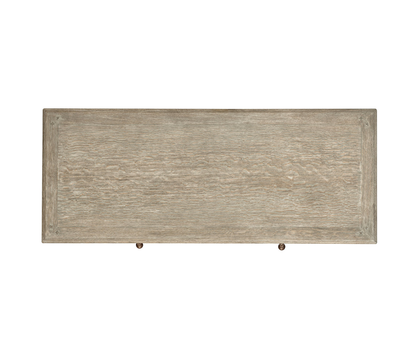 Linenfold Grey Oak Console