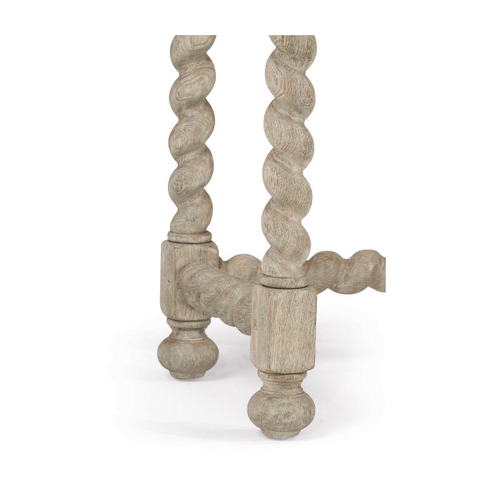 Linenfold Grey Oak Console