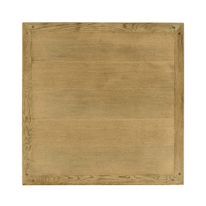 Tudor Style Natural Oak Square Distressed Coffee Table 52