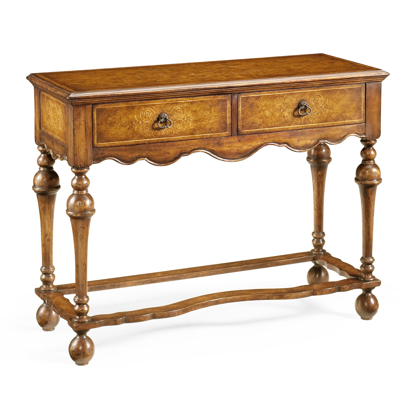 Small Seaweed marquetry Console