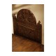 Yorkshire Dark Oak Side Chair With Antique Caviar Black Leather