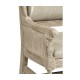 Jacobean Style Grey Oak Wing Chair