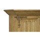 Linenfold Natural Oak TV Cabinet