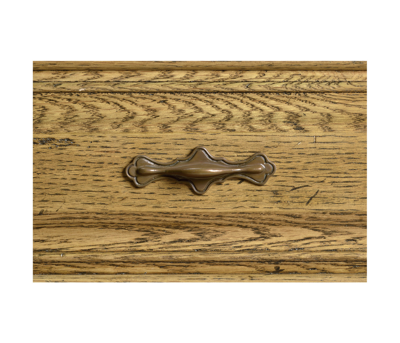 Linenfold Natural Oak TV Cabinet