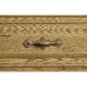 Linenfold Natural Oak TV Cabinet