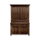 Linenfold Dark Oak TV Cabinet