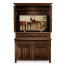 Linenfold Dark Oak TV Cabinet