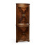 Mahogany Curved Corner Cabinet