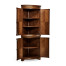 Mahogany Curved Corner Cabinet