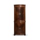 Mahogany Curved Corner Drinks Cabinet