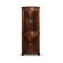Mahogany Curved Corner Drinks Cabinet