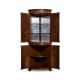 Mahogany Curved Corner Drinks Cabinet