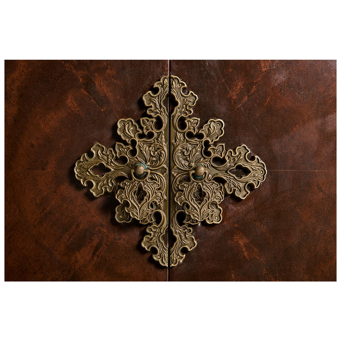 Mahogany Curved Corner Drinks Cabinet