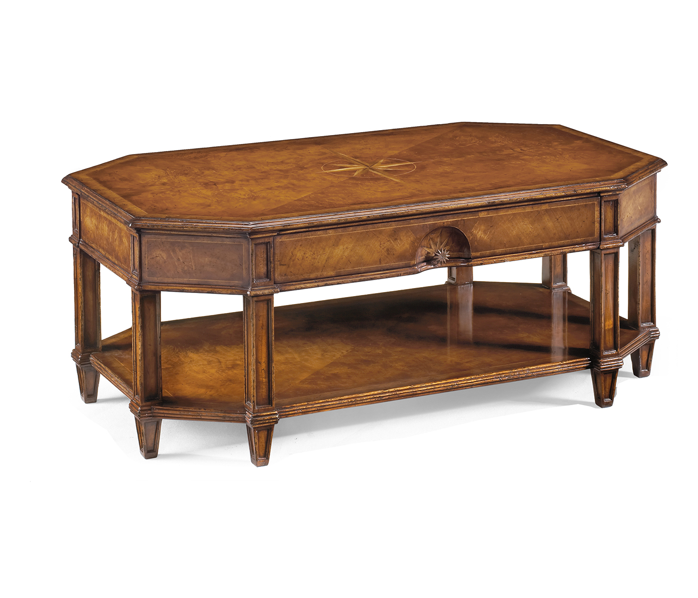 Starburst walnut coffee table (Small)