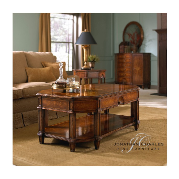 Starburst walnut coffee table (Small)