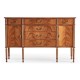 Mahogany Sideboard with Shallow Curved Doors