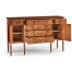 Mahogany Sideboard with Shallow Curved Doors