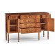 Mahogany Sideboard with Shallow Curved Doors