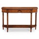 Starburst walnut console
