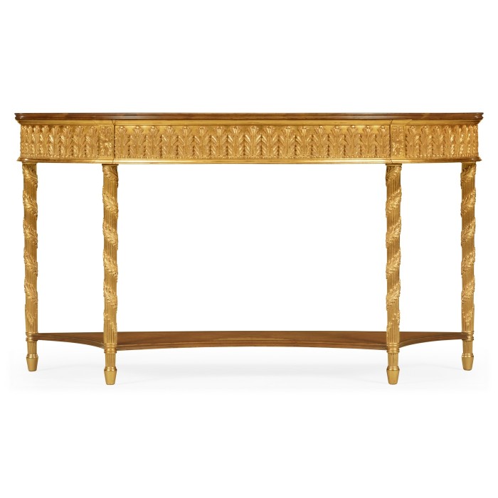 Gilded Console with Shelf (Large)