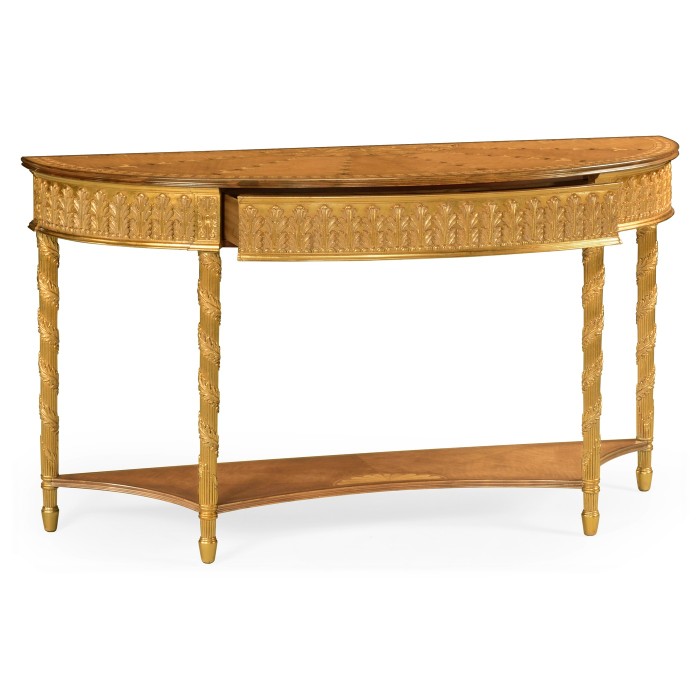 Gilded Console with Shelf (Large)