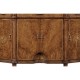 Starburst walnut display cabinet