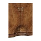 Starburst walnut display cabinet