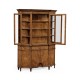 Starburst walnut display cabinet