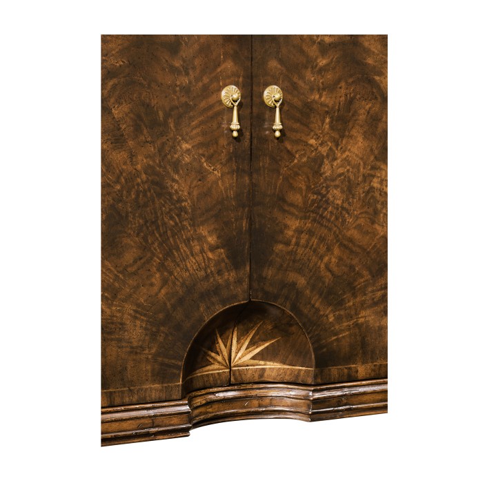 Starburst Dark Walnut Side Cabinet