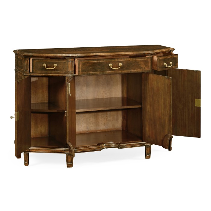 Starburst Dark Walnut Side Cabinet