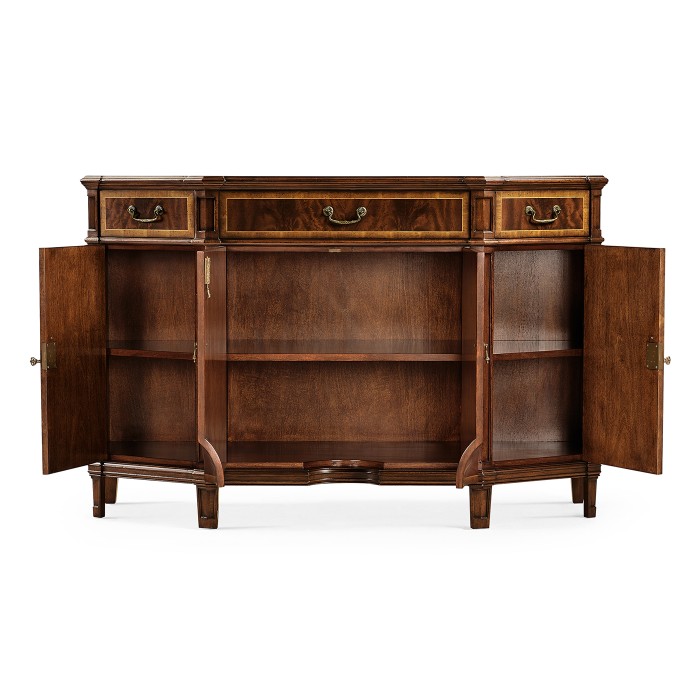 Starburst Mahogany Side Cabinet