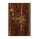Starburst Mahogany Side Cabinet